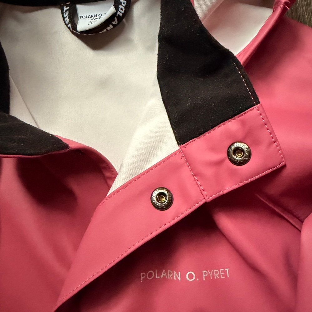 Polarn O. Pyret Kids Rain Jacket - Picture 2 of 3